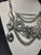 Silver Tone Statement Necklace For Sale In Detroit - Image 6 of 15