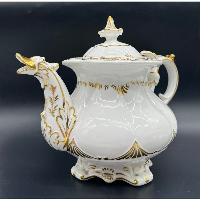 Antique Teapot with Lid and Cream Jug, 1837, Set of 3 For Sale - Image 6 of 18