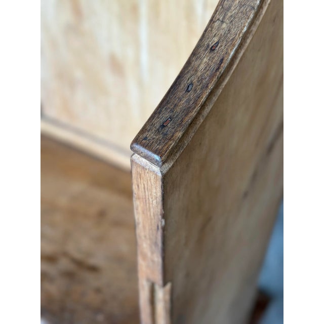 Traditional Pine Settle Bench For Sale - Image 10 of 11