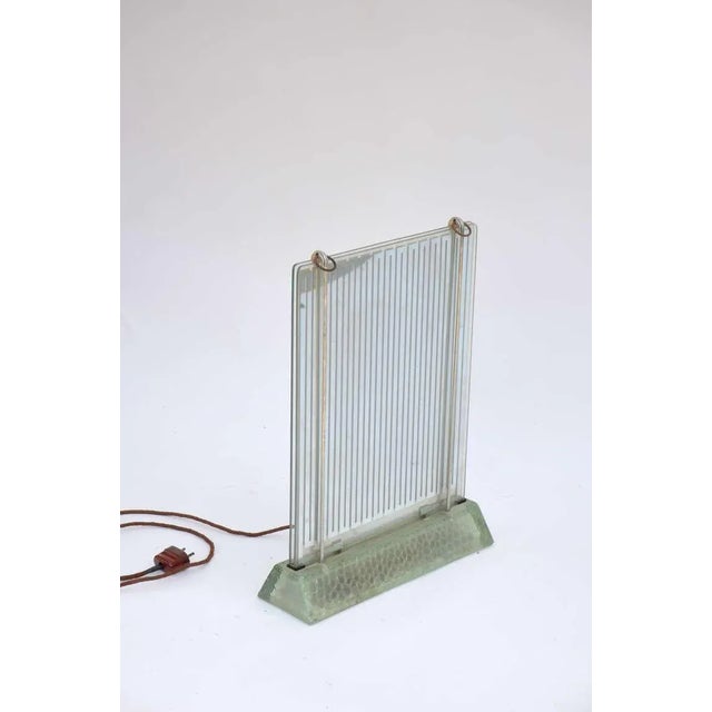 Glass radiator, model Radiaver designed by René Coulon (French architect) for Saint Gobain. Designed in 1937 and...