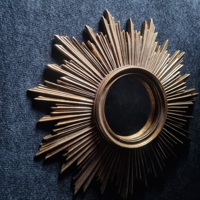 Gilt Sun Mirror, 1970s For Sale - Image 3 of 7