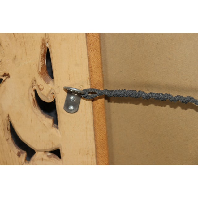 This beautifully expressive gilded carved walnut Rococo mirror, dating to the 1940s, is one of those pieces that instantly...