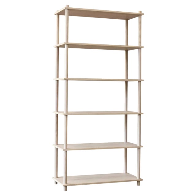 Oak Elevate Shelving v by Camilla Akersveen and Christopher Konings For Sale