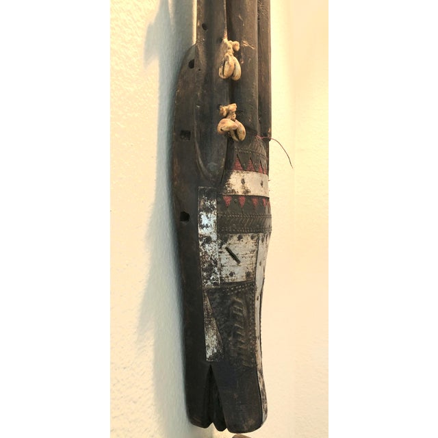 Tribal Antique African N’tomo Mask For Sale - Image 3 of 4