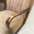 Art Deco German Armchair with Bentwood Armrests and Green Brocade Upholstery, 1940s For Sale - Image 10 of 12