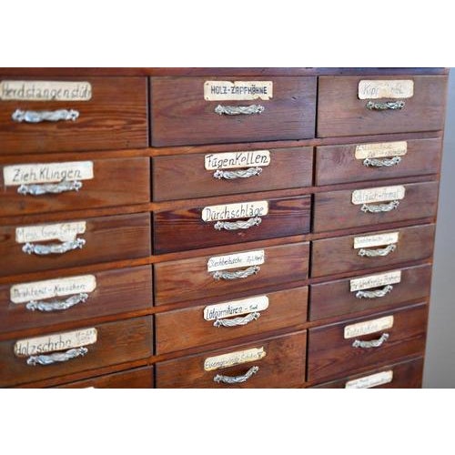 Art Nouveau Ironmongers Drawers, 1910 For Sale - Image 9 of 11