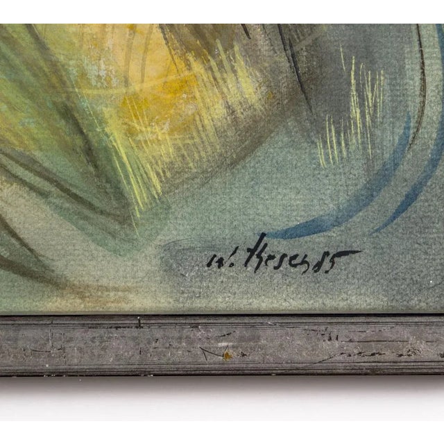 Black Wolfgang Thesen, Nr. 6, 1985, Mixed Media on Paper For Sale - Image 8 of 9