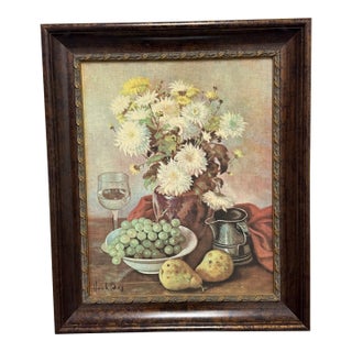 Henk Bos Still Life Art Print, Signed For Sale