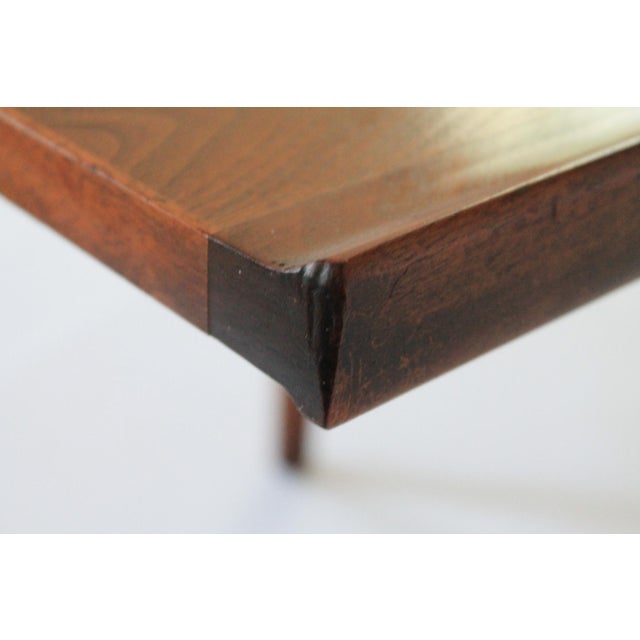 Wood Kipp Stewart for Drexel Declaration Mid Century Walnut Long Coffee Table For Sale - Image 7 of 10