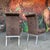 Mid 20th Century Set of Six Vintage Dia Style Dining Chairs Mid Century Modern Aluminum For Sale - Image 5 of 12