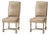 Early English Leather Upholstered Side Chair (Sets of 2) For Sale