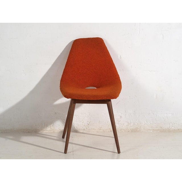 Vintage Chair in Orange, 1960 For Sale - Image 4 of 7