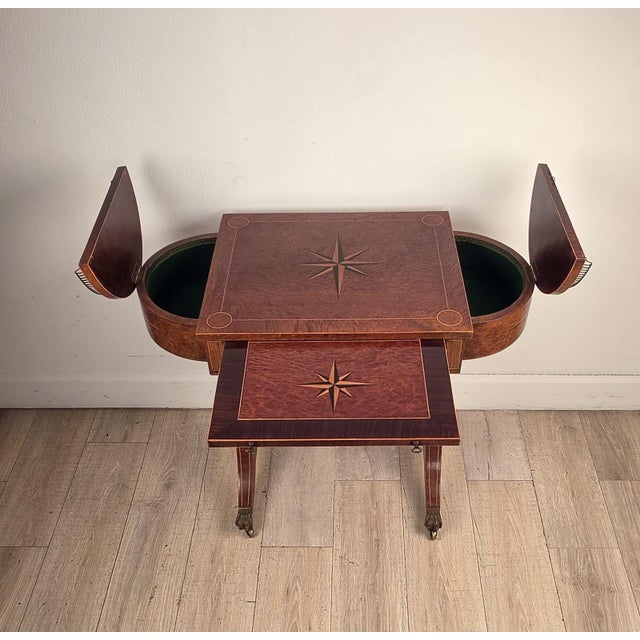 Early 19th Century English Regency Game/Writing Table For Sale - Image 4 of 16