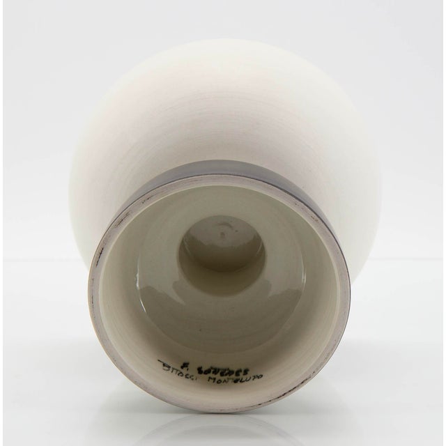 Black Ceramic Cake Stand by Ettore Sottsass for Bitossi, 1980s For Sale - Image 8 of 9