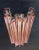 Pair of Murano Wall Sconces 9 Pink Triedri For Sale - Image 12 of 12