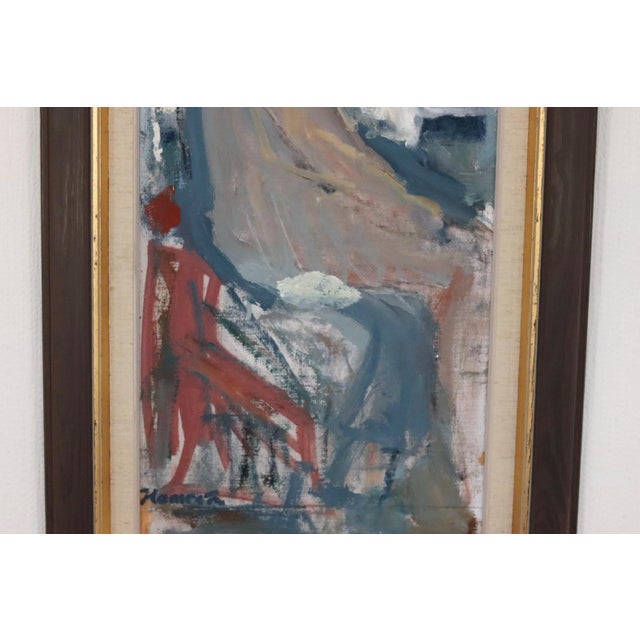 Bengt Hamrén, Sitting Model, 1960s, Oil on Canvas, Framed For Sale - Image 7 of 18