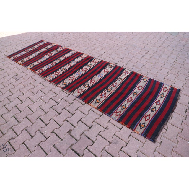 Size: 3.3 x 10.8 ft (102 X 330 cm) 40 x 130 inches Color: Red,Black,Beige Material: 100% Hand Spun Organic Wool...