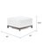 Kenneth Ludwig Chicago Axis Ottoman Base & Titanium Frame For Sale - Image 4 of 4