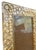 A sculptural and highly textural lucite picture frame featuring embedded bamboo cross-sections in a striking “bubble”...