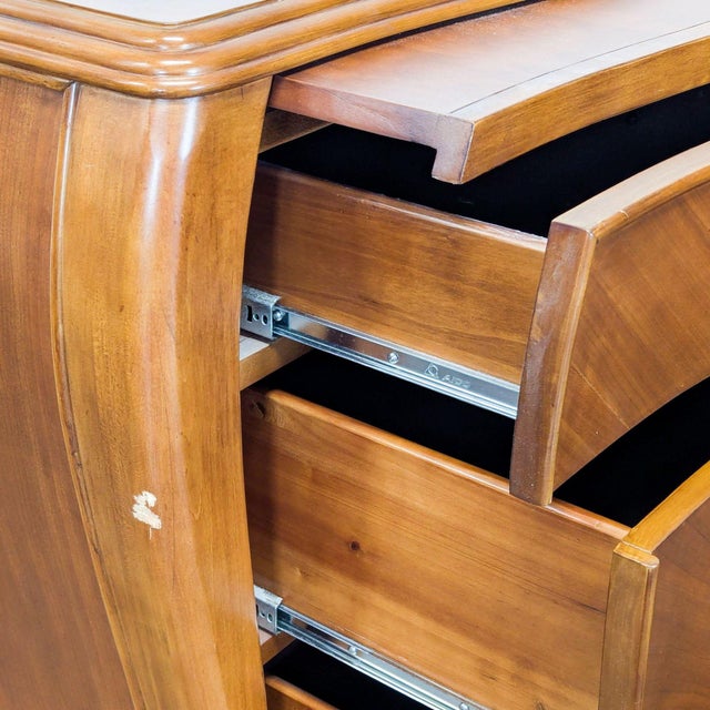 Brown Michael Amini Three Drawer Nightstand For Sale - Image 8 of 13