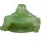 2000 - 2009 Chinese Carved Green Jade Maitreya Laughing Buddha Figure For Sale - Image 5 of 15