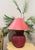 Vintage Palm Beach Pink Rattan Table Lamp, Circa 1970s For Sale In Miami - Image 6 of 8