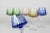 Vintage German Colored Crystal Glasses, 1960s, Set of 6, in Flawless conditions. Designed 1960 to 1969 This piece is...