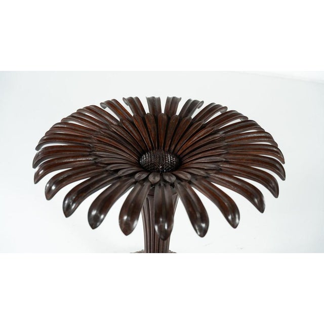 Sunflower Dining Table in Wood and Glass, Italy, 1960s For Sale - Image 10 of 12
