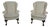 Pair Southwood Ball & Claw Mahogany Wing Chairs For Sale
