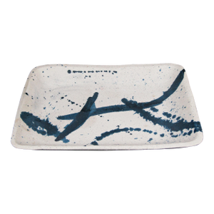 Signed Studio Pottery Abstract Ceramic Tray