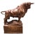 Musso Emilio, Vigorous Bull, 1920s, Bronze For Sale