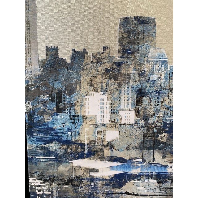 New York City Cityscape Wall Art Painting by Sonia Noir For Sale - Image 4 of 6