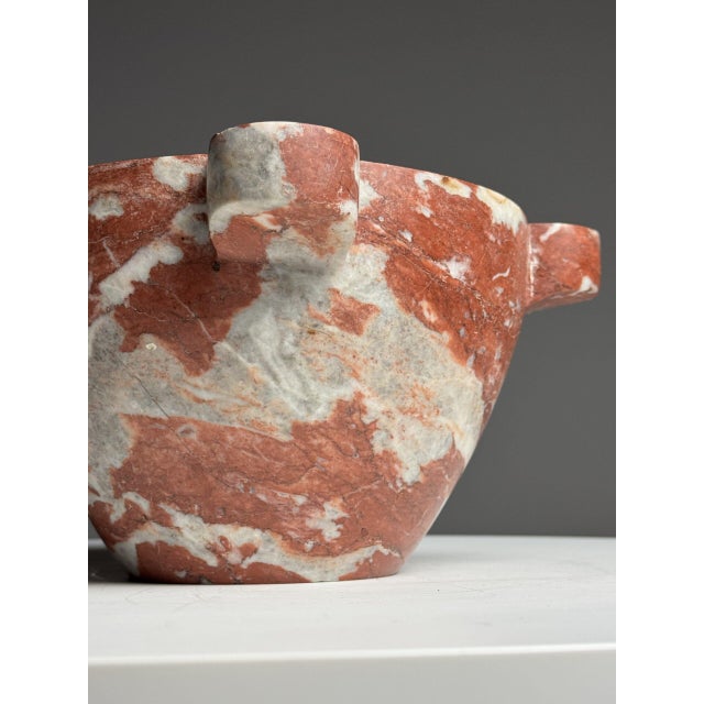 20th Century Red Marble Mortar For Sale - Image 9 of 13