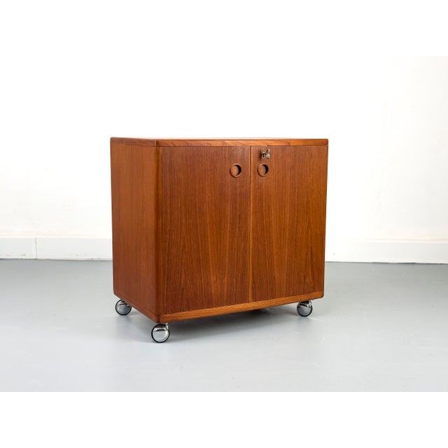 Teak Bar Cabinet by Illum Wikkelsø for CFC Silkeborg, 1960s For Sale - Image 18 of 18