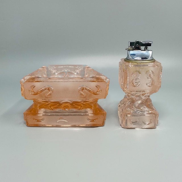 1970s gorgeous smoking set by antonio imperatore in murano glass. Made in italy the items are in excellent condition. The...