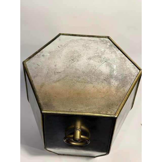 2020s Contemporary Leather Drum Table For Sale - Image 5 of 9