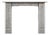 English Regency Carrara Marble Fireplace Surround For Sale