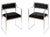 Mid-Century Modern Mid-Century Modern Italian Chrome and Velvet Chairs, 1970s, Set of 6, Set of 6 For Sale - Image 3 of 8