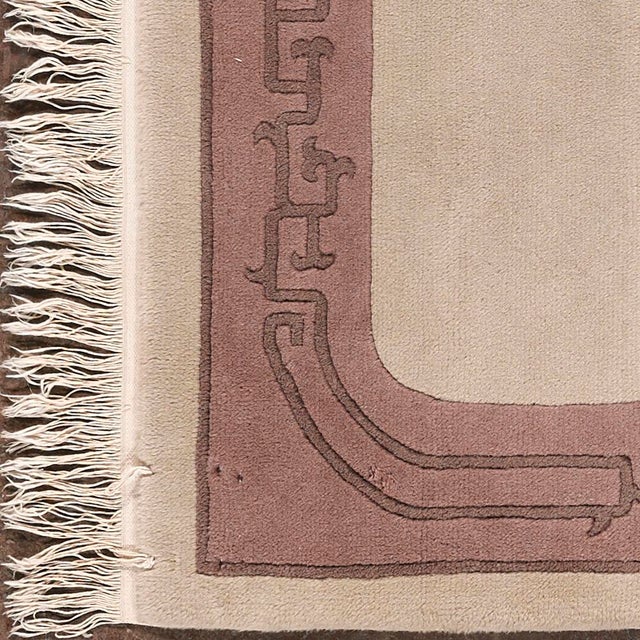 Textile Beijing Rug in Wool For Sale - Image 7 of 9