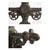 19th Century Crucifix Candle in Cast Iron For Sale - Image 3 of 4