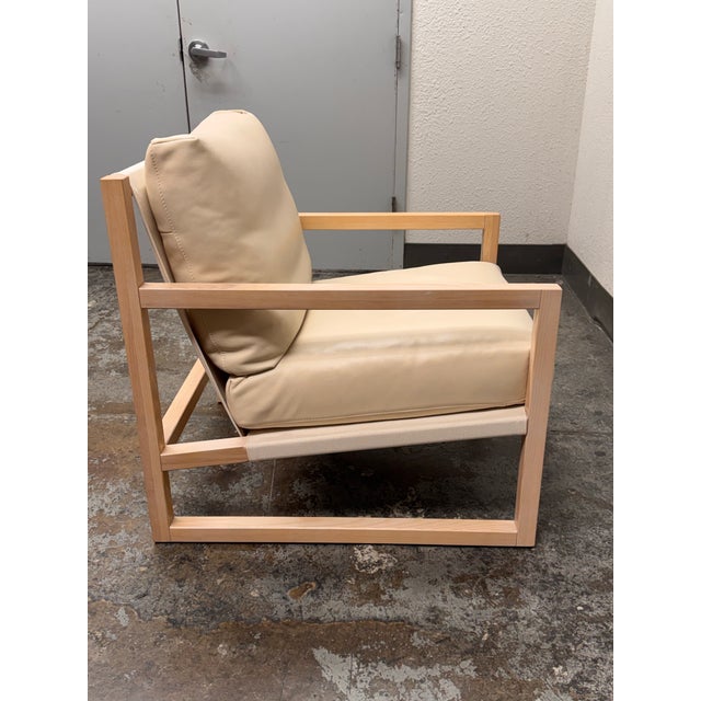 Eq3 Chiara Lounge Leather Chair For Sale In San Francisco - Image 6 of 12
