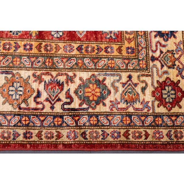 Pak Kazak Rug 5'7'' X 8'2'' For Sale In New York - Image 6 of 11