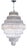 Collection Iceberg Chandelier in Metal and Glass by Jago For Sale
