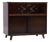 Mid-Century Chest of Drawers with Glass Sliding Doors For Sale