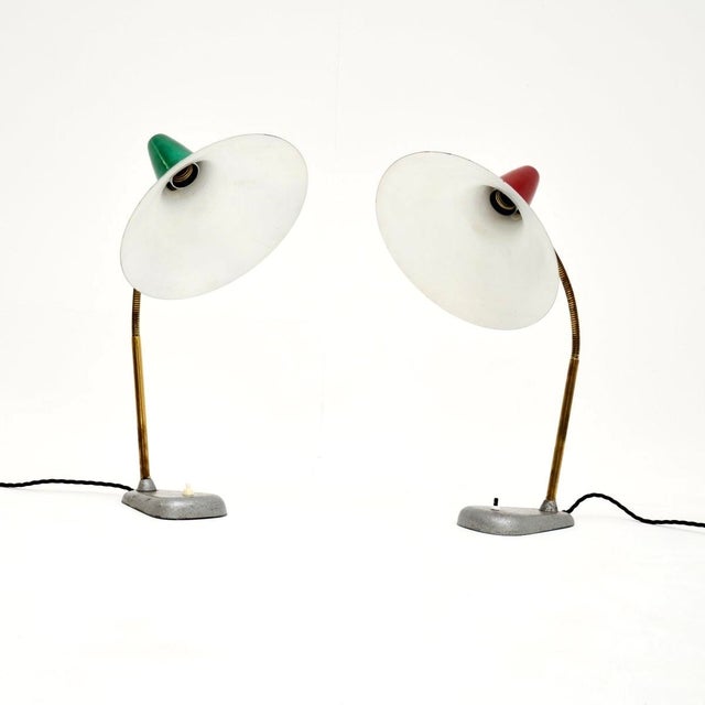 Vintage French Table Lamps, 1950s, Set of 2 For Sale - Image 4 of 11