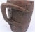 Early 20th Century Hand Carved Tribal Wooden Nepalese Beaker Milk Pot With Handle For Sale - Image 5 of 13