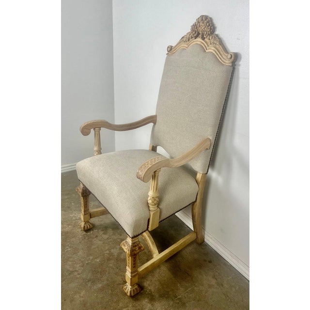Set of Ten French Carved Wood Armchairs, Louis XV–Inspired, Early 20th Century For Sale - Image 13 of 18