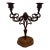 Early 20th Century Art Nouveau Floral Two-Light Candelabrum For Sale