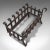 1950s Vintage Fire Basket, English, Iron, Fireplace, Gothic Revival, Mid Century, 1950 For Sale - Image 9 of 10