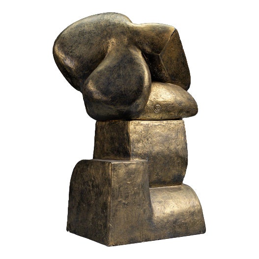 Cor Dam, Abstract Sculpture, Clay For Sale